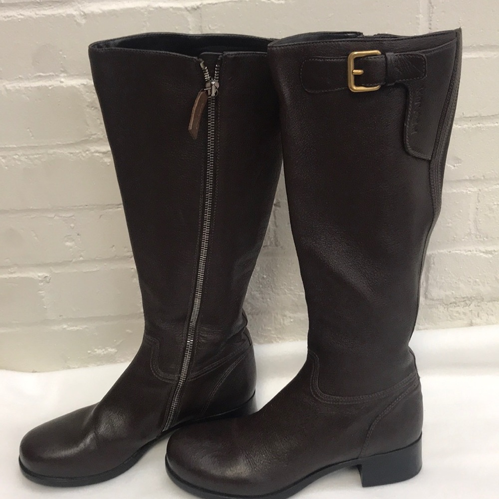 Prada leather boots